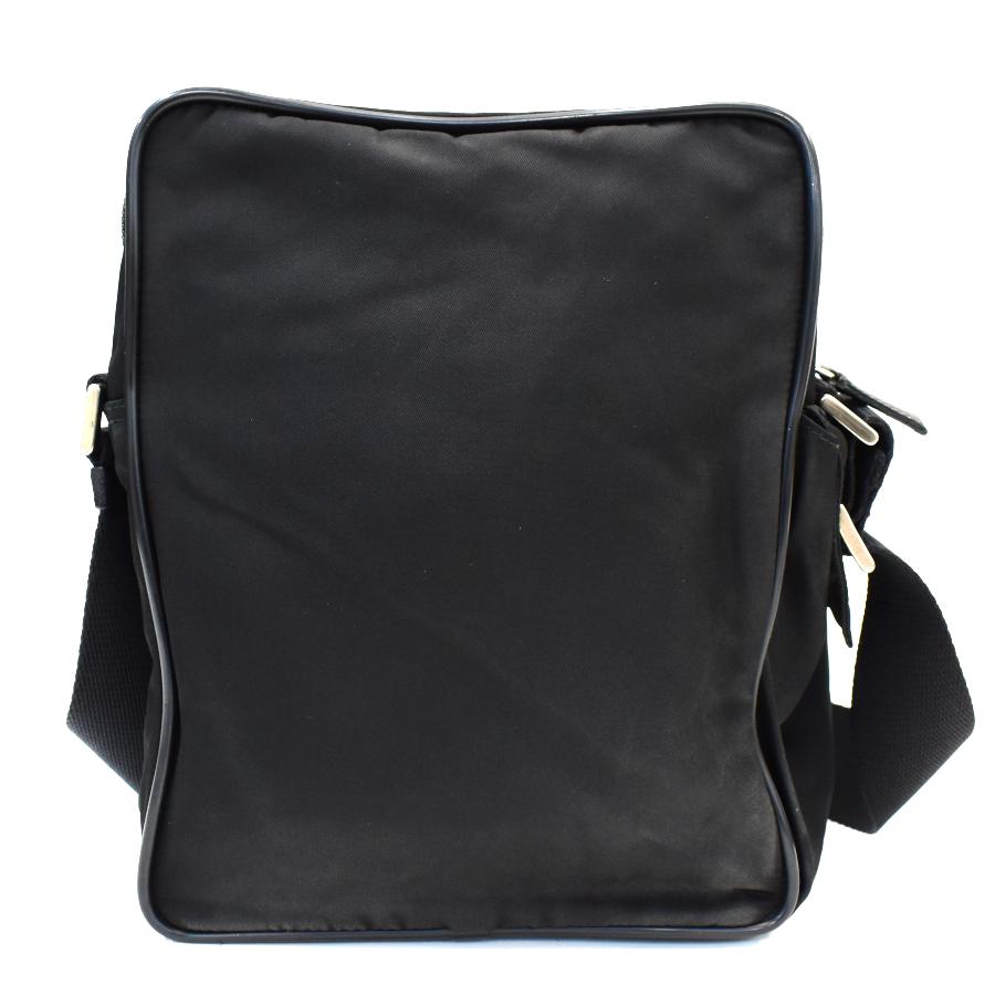 PRADA プラダ ショルダーバッグ V406 テスートナイロン ブラック  