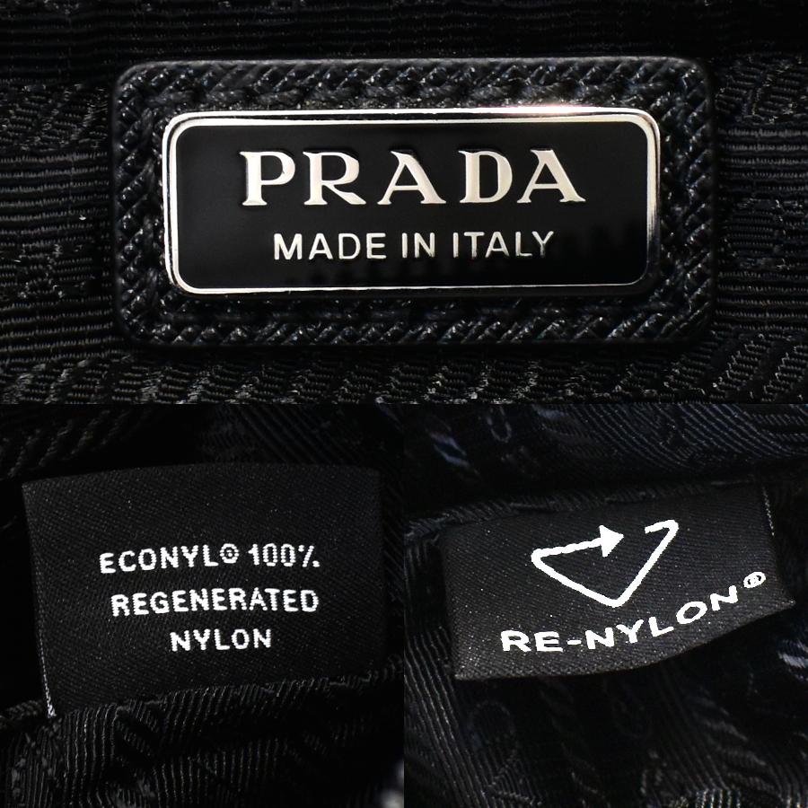PRADA（プラダ） 新品同様 Re-Nylon xサフィアーノレザー ショルダー