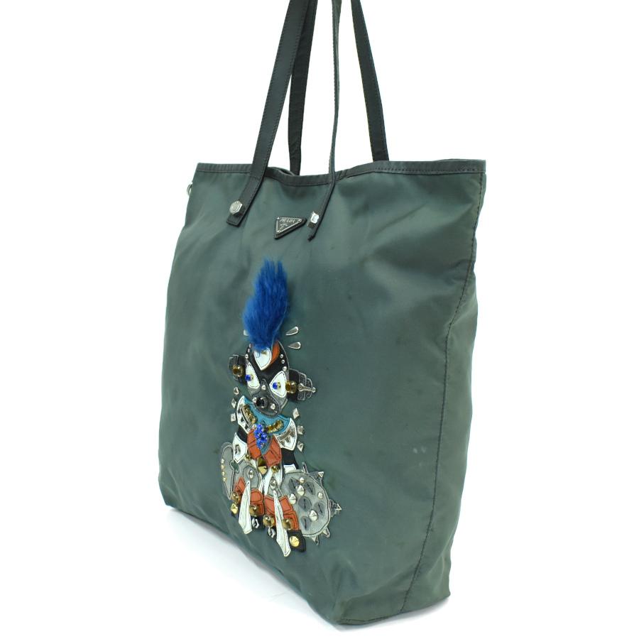 PRADA プラダ トートバッグ B4605R テスート ロボット パッチワーク 