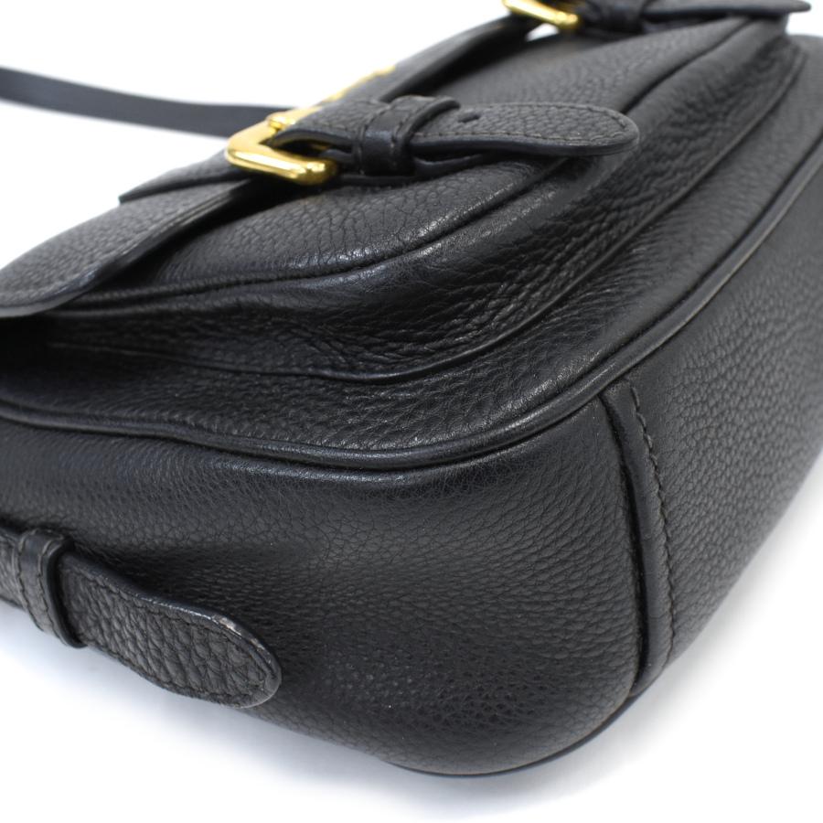 【美品】PRADA プラダ トートバッグ　ヴィッテロダイノレザー ブラック 美品✨ プラダ ヴィッテロダイノ 2way トートバッグ ブラック RFID内蔵