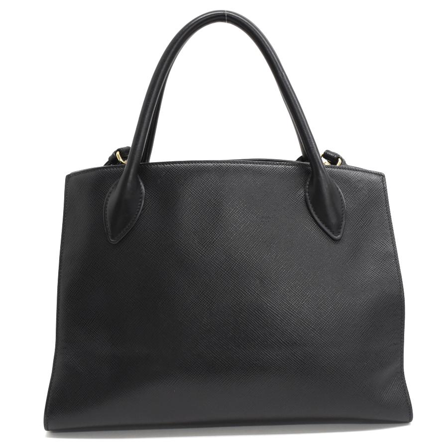 PRADA プラダ モノクローム ミディアム 2way ハンドバッグ 1BA155 