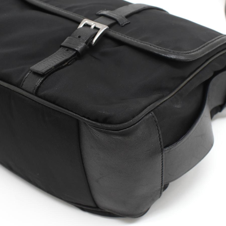 PRADA（プラダ） ショルダーバッグ ナイロン ブラック シルバー金具