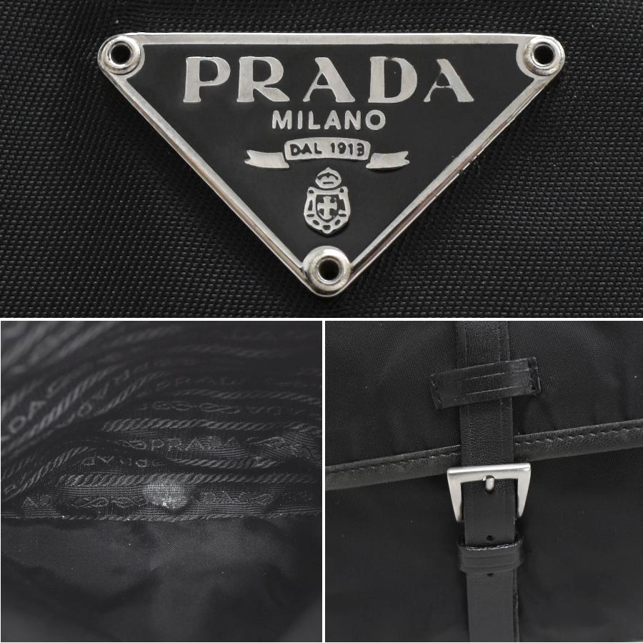 PRADA（プラダ） ショルダーバッグ ナイロン ブラック シルバー金具