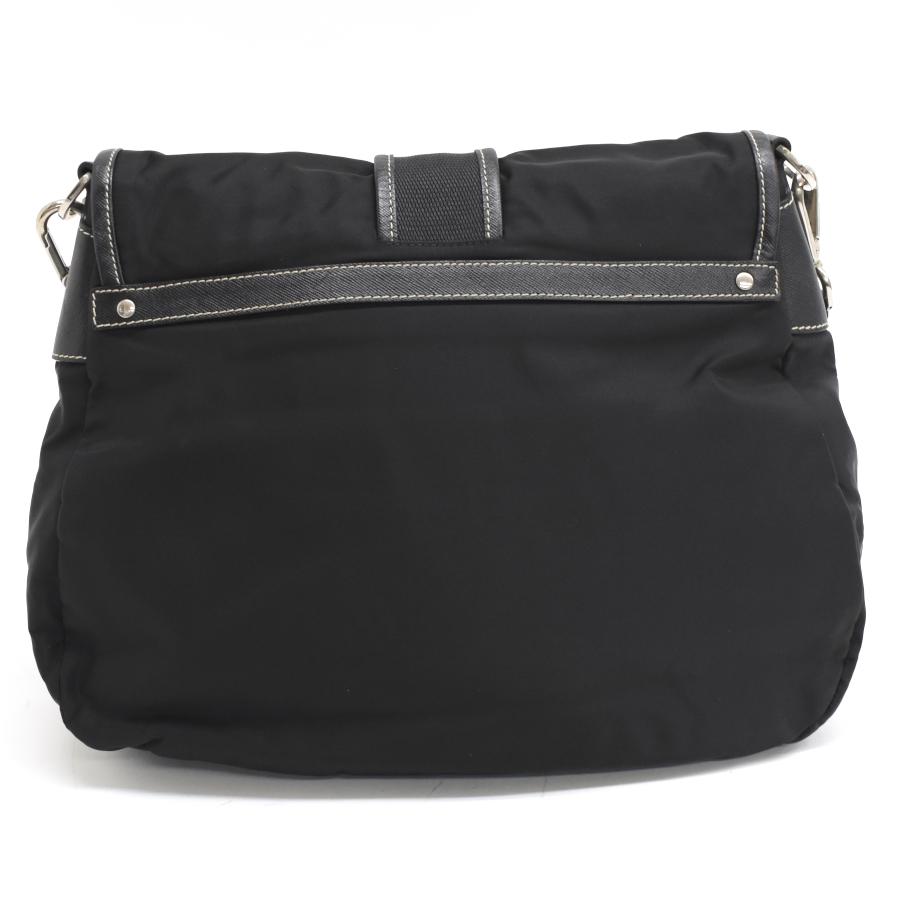 PRADA（プラダ） ショルダーバッグ ナイロン ブラック シルバー金具