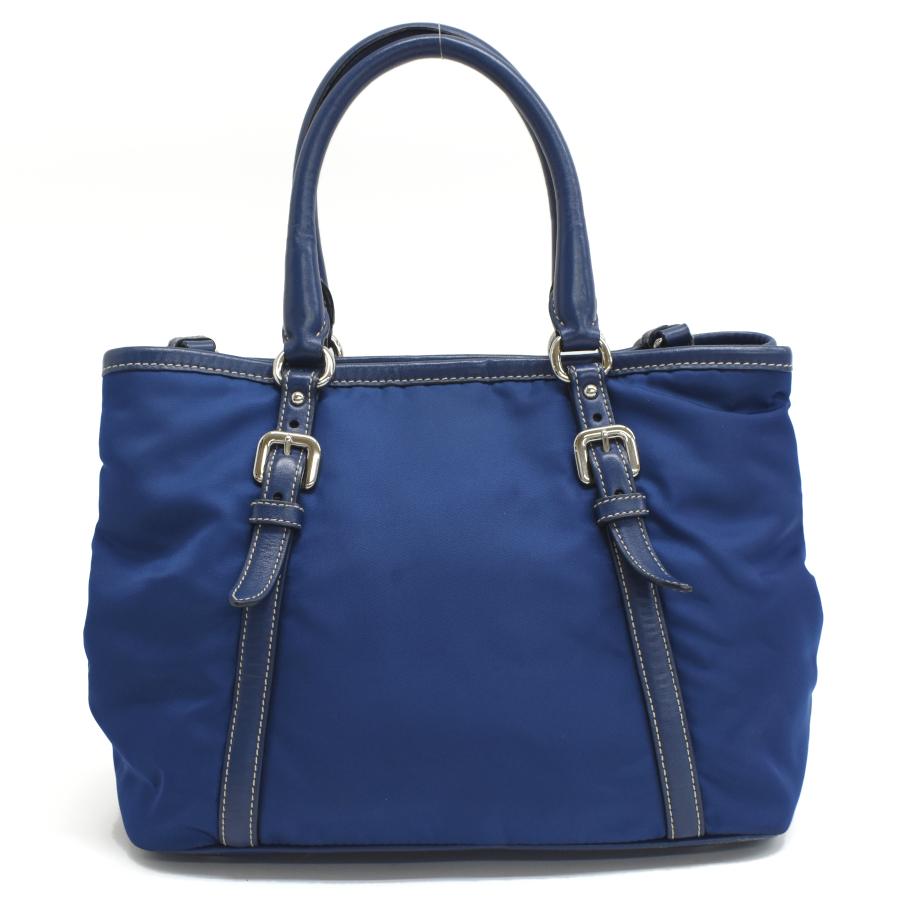 PRADA（プラダ） 2wayバッグ BN1841 ナイロン ネイビー シルバー金具