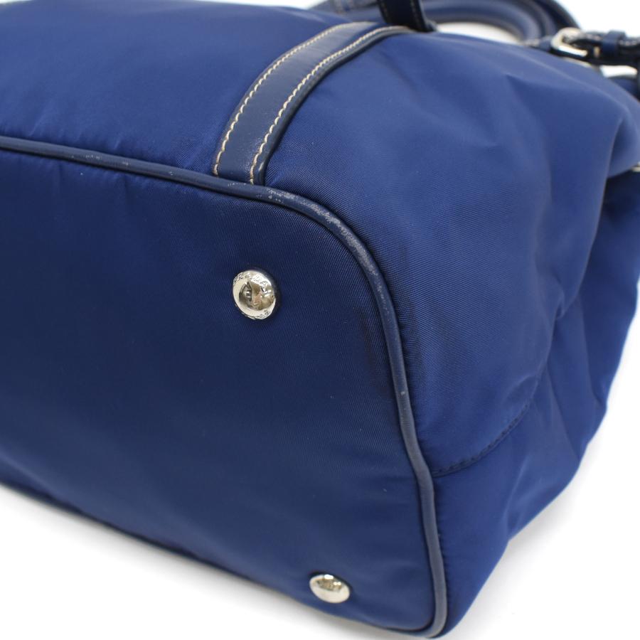 PRADA（プラダ） 2wayバッグ BN1841 ナイロン ネイビー シルバー金具