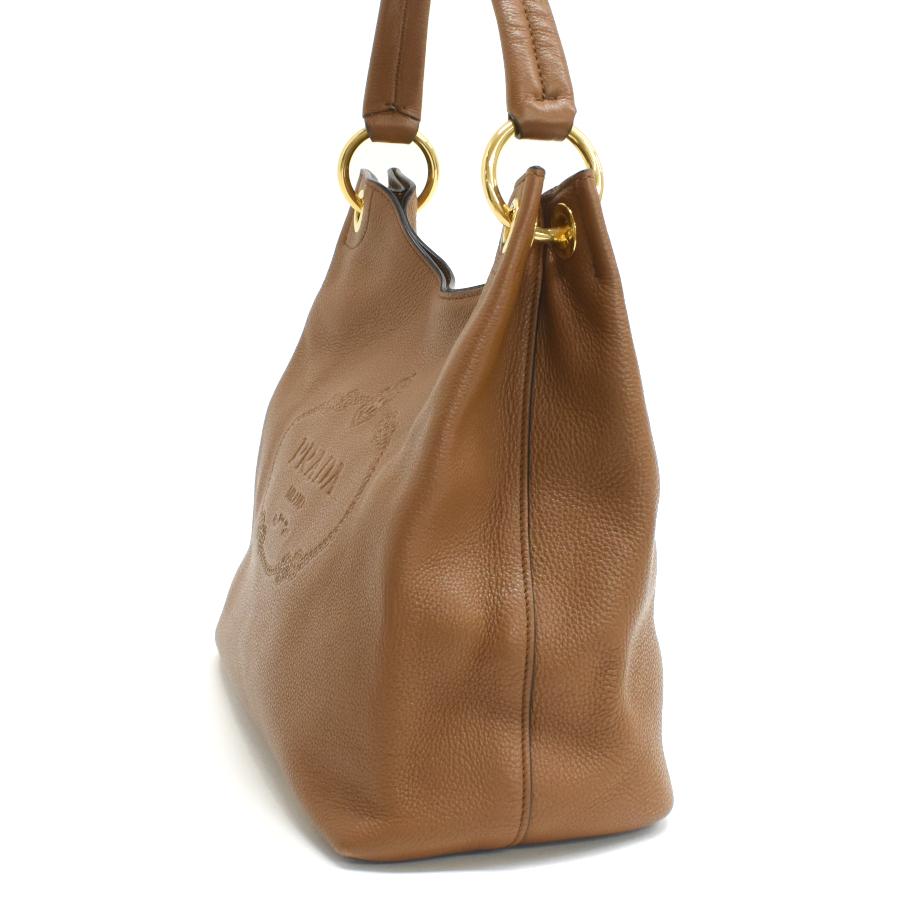 プラダ ショルダーバッグ ワンショルダー  1BC051 PRADA（プラダ） ワンショルダーバッグ 1BC051 レザー ブラウン