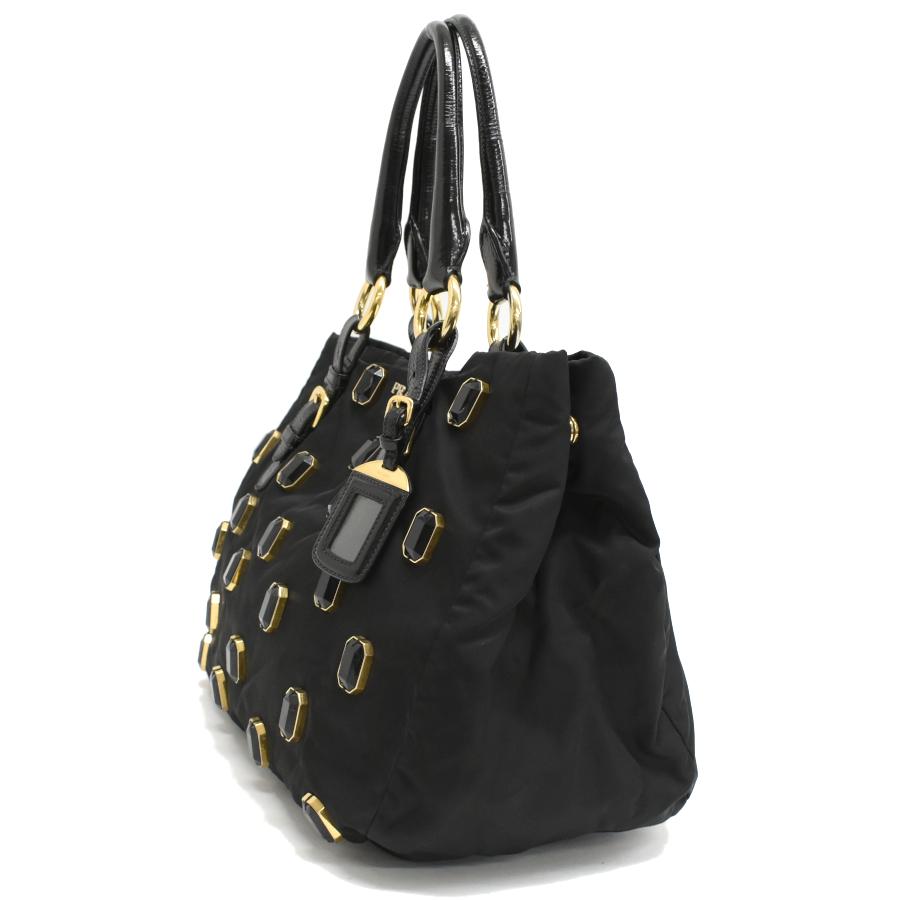 PRADA（プラダ） ビジュー トートバッグ BR4118 TESSUTO PIETRE 