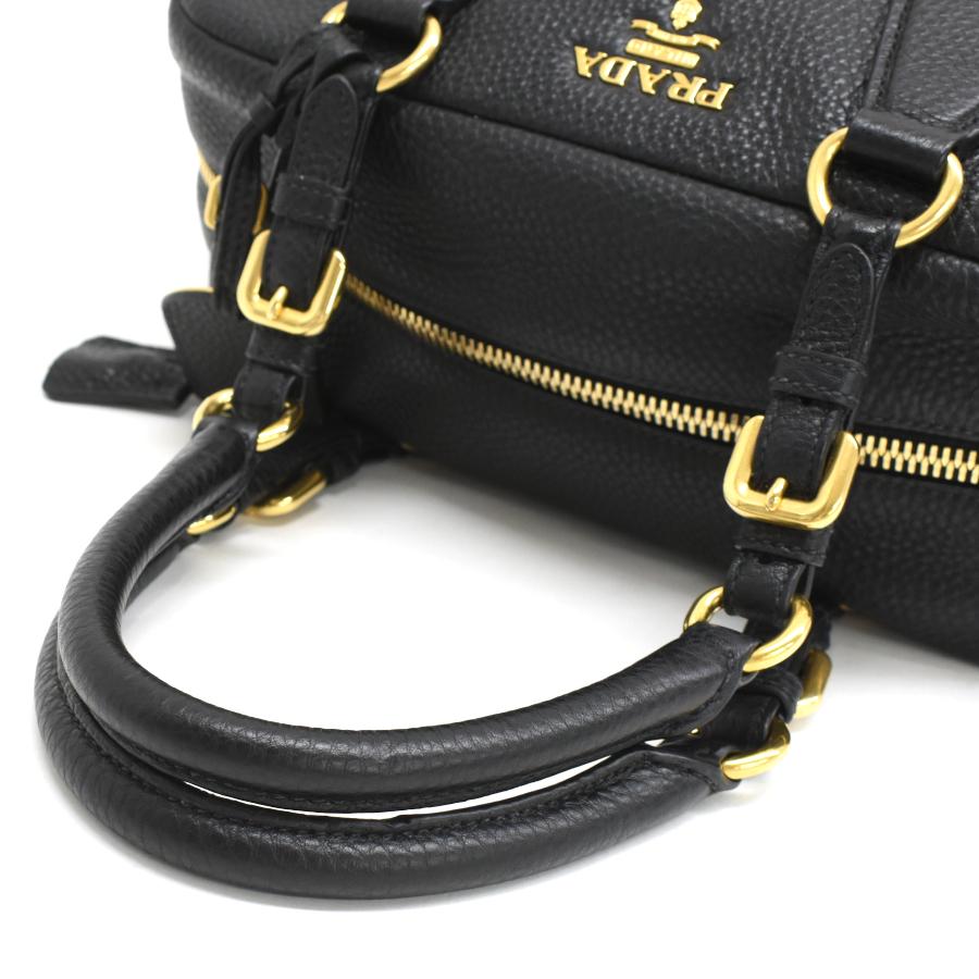 PRADA（プラダ） ショルダー ハンドバッグ B3091M VITELLO DAINO ネロ