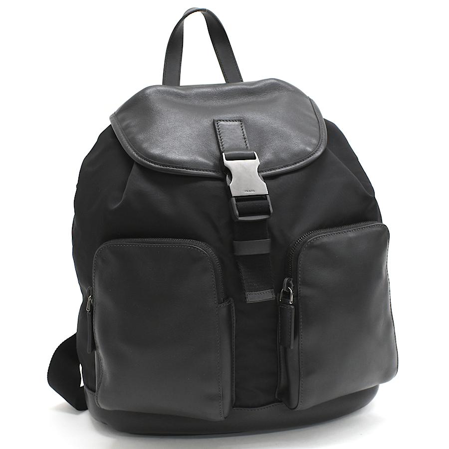 PRADA（プラダ） バックパック VZ0053 TESSUTO SOFT CALF テスート