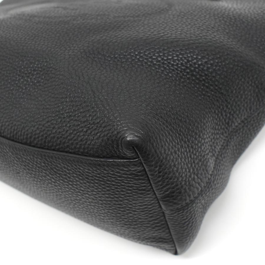 PRADA 黒 トートバッグ ゴールド金具 PRADA レザー ハンドバッグ 黒 A4可能 ゴールド金具