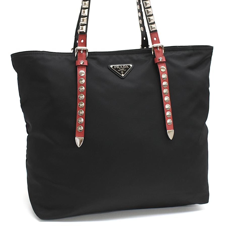 人気】PRADA ナイロン トートバッグ 三角プレート 王冠