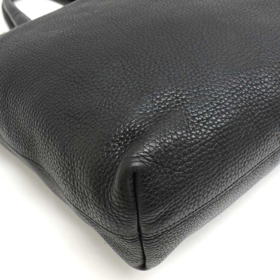 プラダ 2way トートバッグ レザー ブラック ゴールド金具 PRADA_5