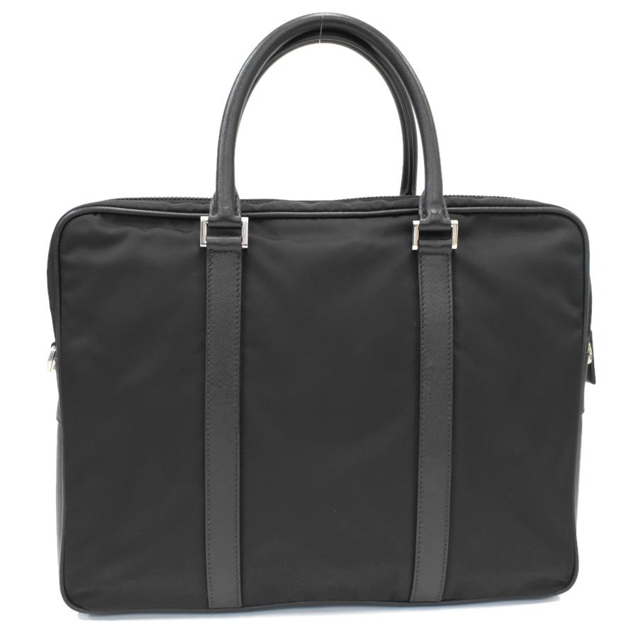 【近年モデル・極美品】プラダ 2VE871 ビジネスバッグ ブリーフケース 黒 PRADA（プラダ） 新品同様 ブリーフケース ビジネスバッグ 2VE871