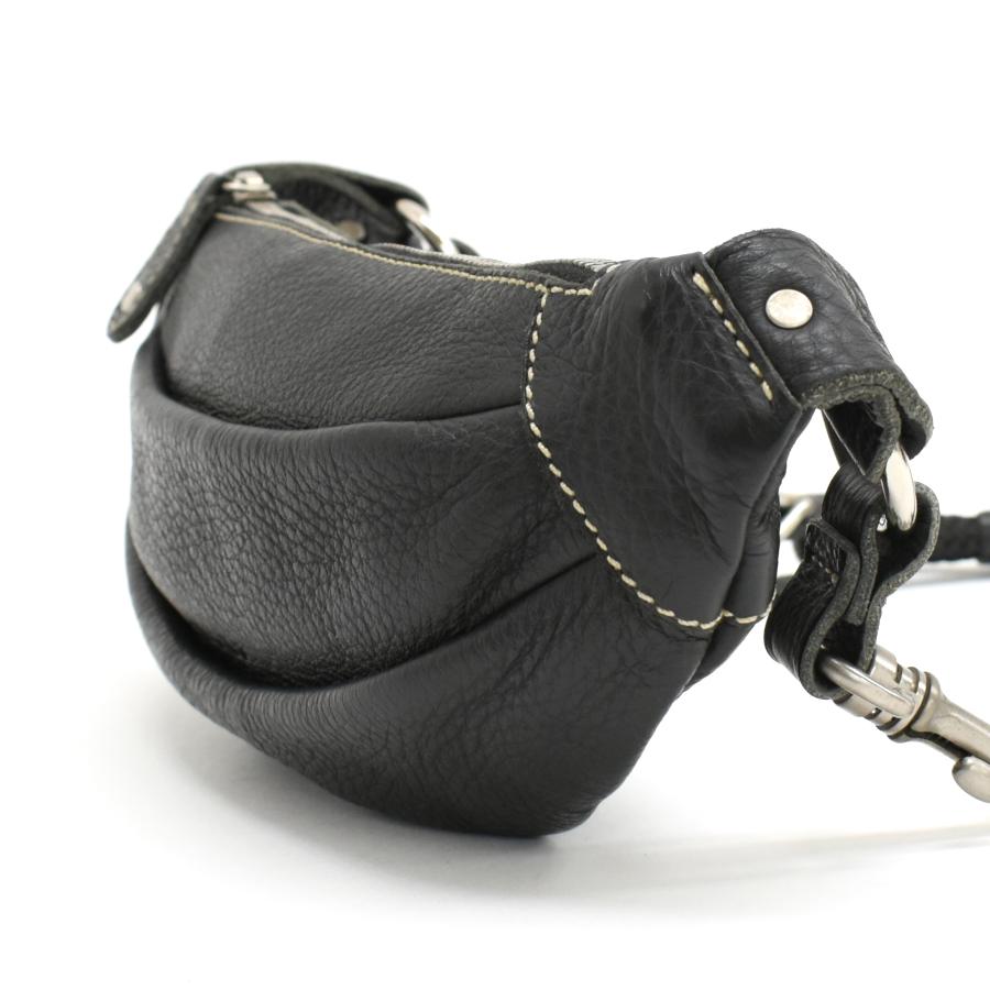 PRADA（プラダ） 2way ウエストバッグ ベルトバッグ レザー ブラック 