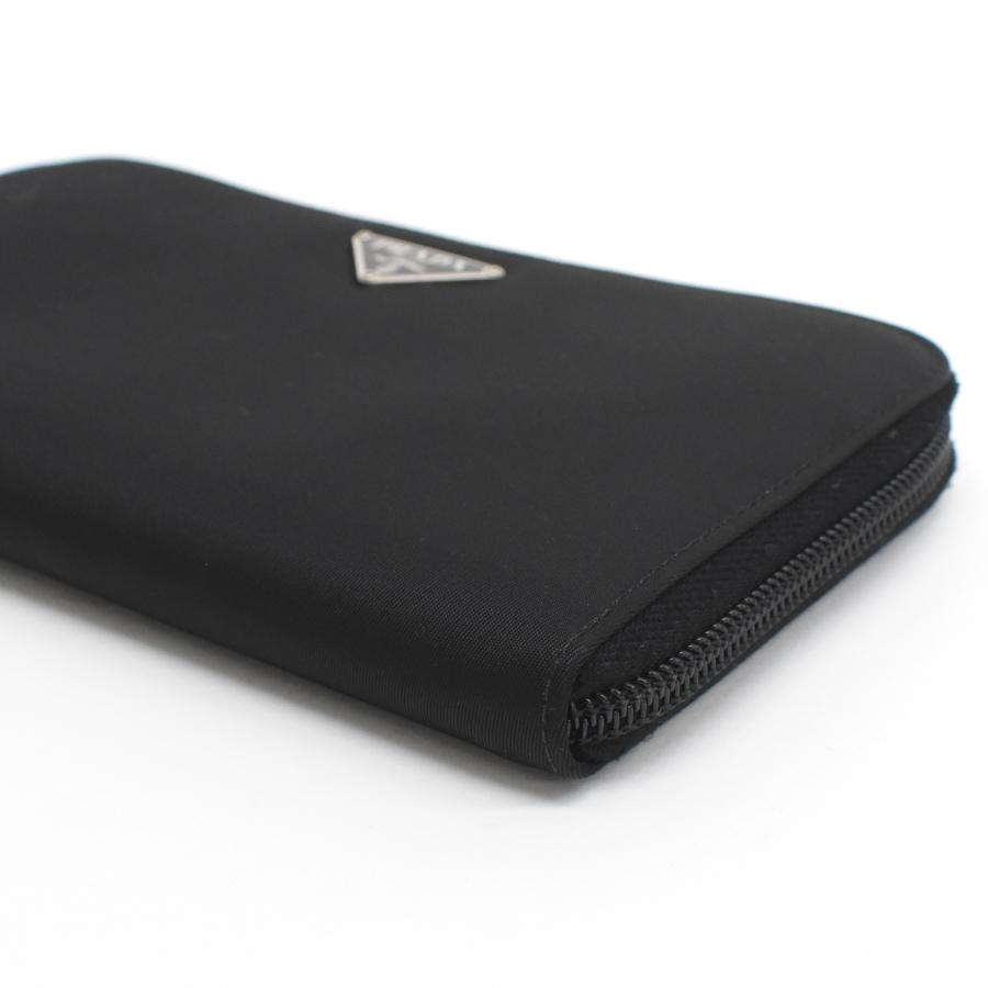 PRADA（プラダ） 長財布 1ML506 ナイロン ブラック トライアングルロゴ