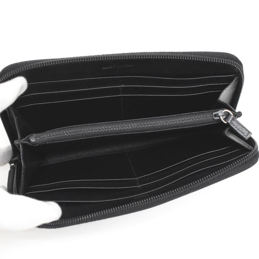 PRADA（プラダ） 長財布 1ML506 ナイロン ブラック トライアングルロゴ