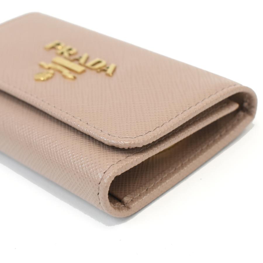 PRADA（プラダ） 新品同様 4連 キーケース 1PG004 サフィアーノレザー