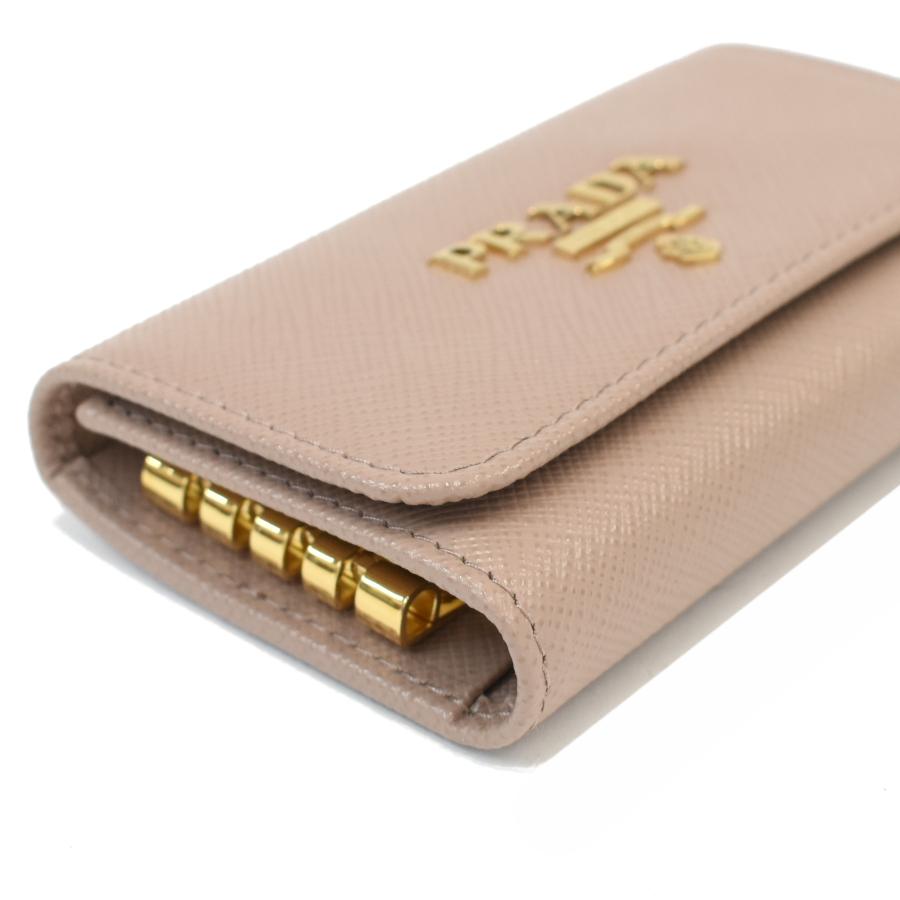 PRADA（プラダ） 新品同様 4連 キーケース 1PG004 サフィアーノレザー