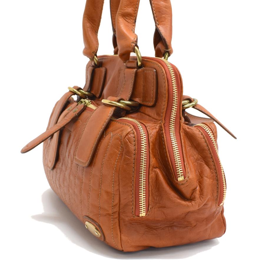 Chloe（クロエ） ハンドバッグ ベイ レザー ブラウン Chloe BAY : メル
