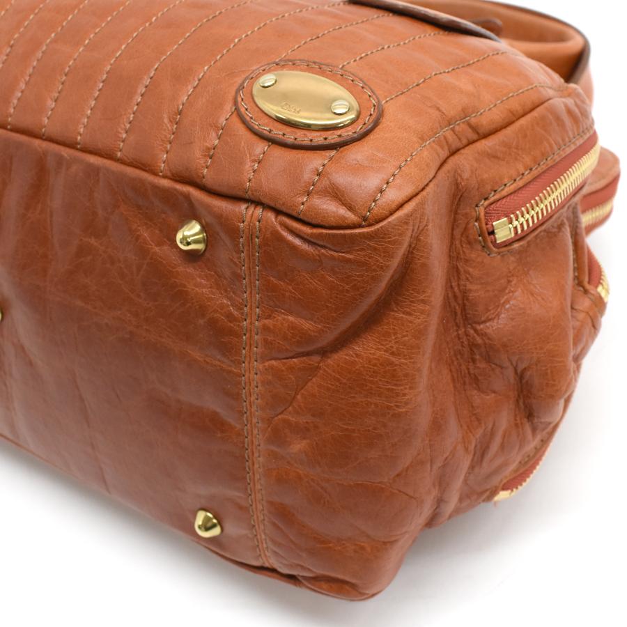 Chloe（クロエ） ハンドバッグ ベイ レザー ブラウン Chloe BAY : メル