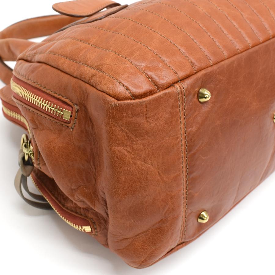 Chloe（クロエ） ハンドバッグ ベイ レザー ブラウン Chloe BAY : メル