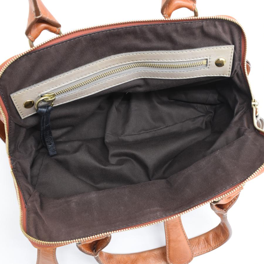 Chloe（クロエ） ハンドバッグ ベイ レザー ブラウン Chloe BAY : メル