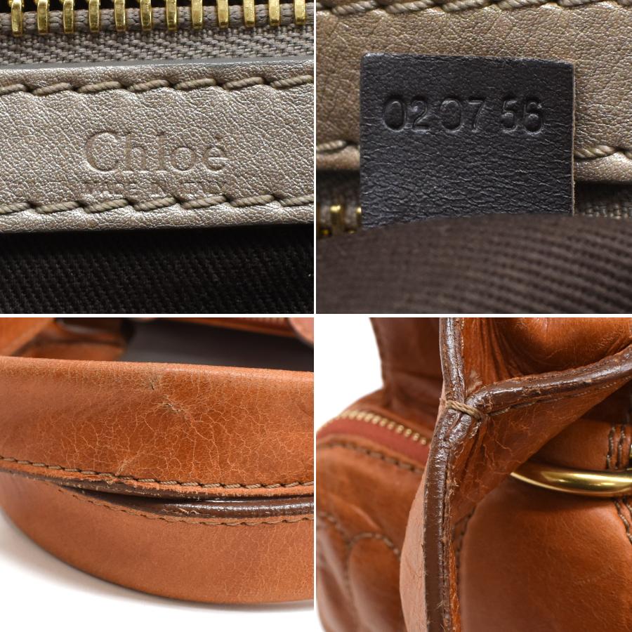 Chloe（クロエ） ハンドバッグ ベイ レザー ブラウン Chloe BAY : メル