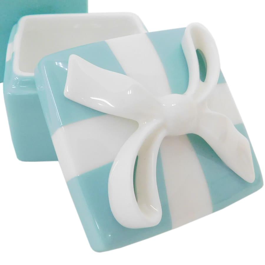 TIFFANY&Co.（ティファニー） 新品同様 小物入れ ブルー×ホワイト系