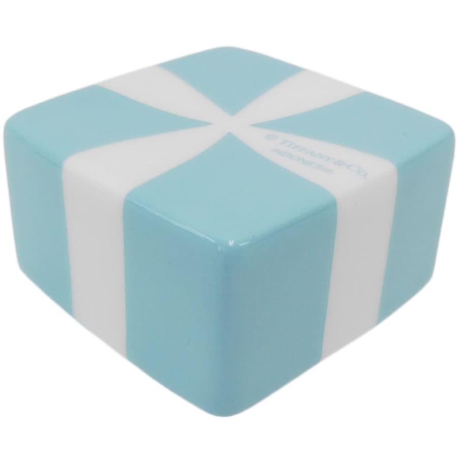 TIFFANY&Co.（ティファニー） 新品同様 小物入れ ブルー×ホワイト系