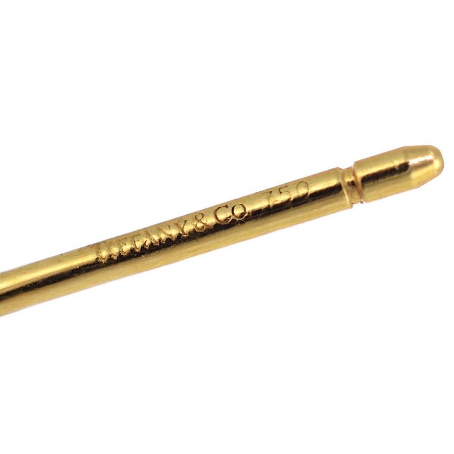 ティファニーK18ピアス　シグネチャー TIFFANY&Co.（ティファニー） 新品同様 シグネチャー ピアス K18