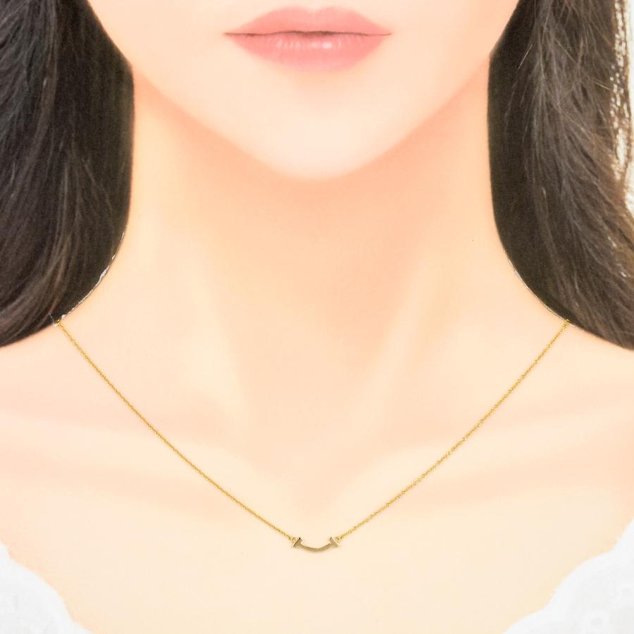 Tiffany T 新品同様 ティファニー スマイル ミニ ペンダント