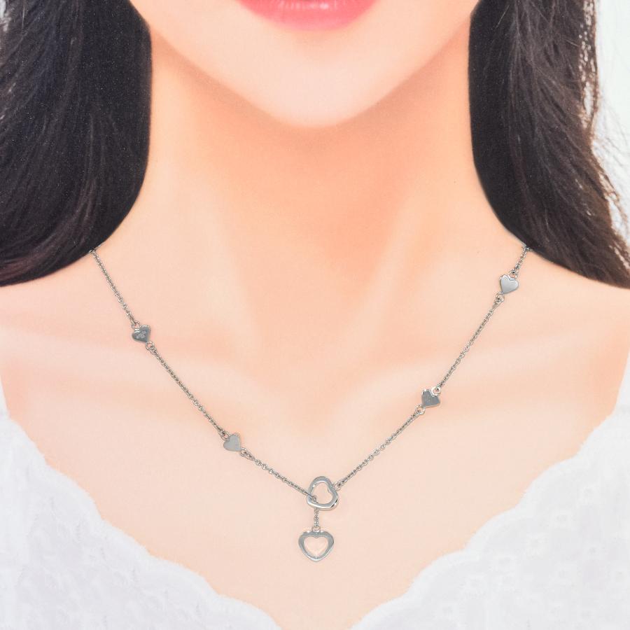 TIFFANY&Co.（ティファニー） 新品同様 ハート リンク ラリアット