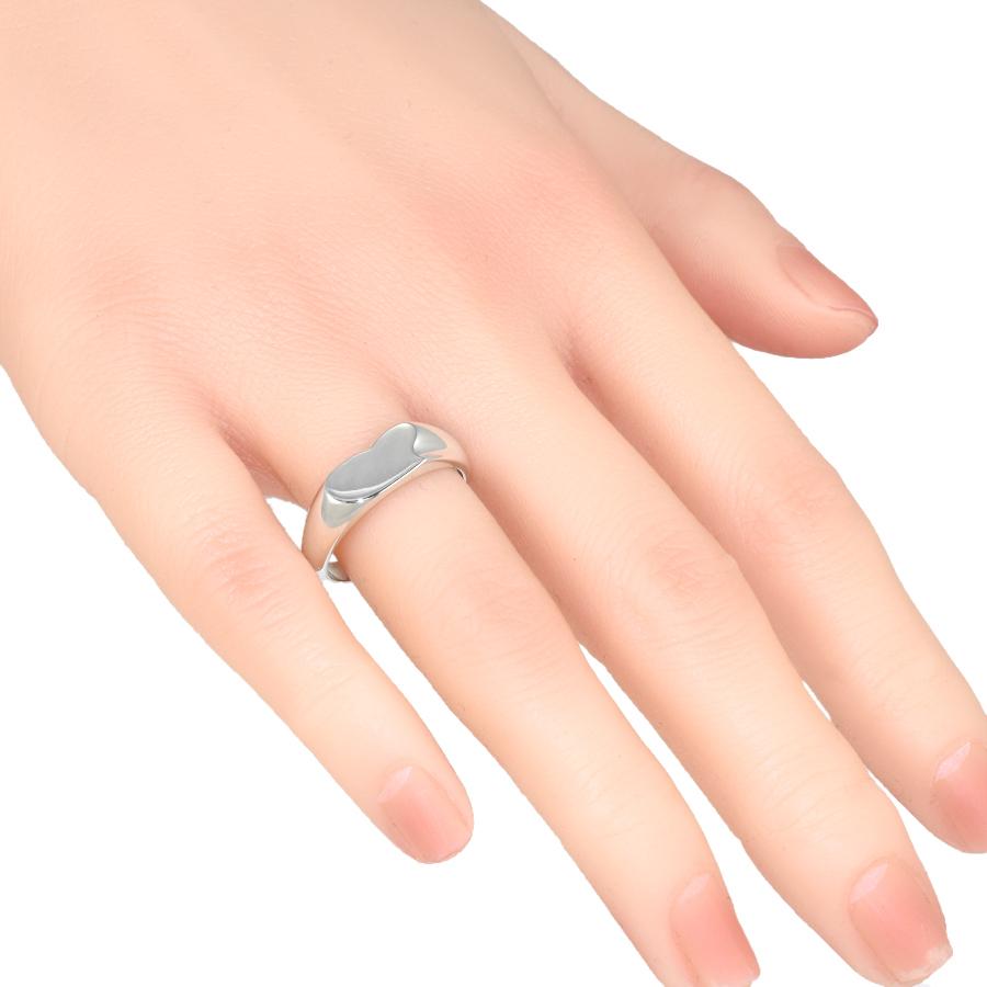 TIFFANY&Co.（ティファニー） 新品同様 シグネット ハート リング 7.5