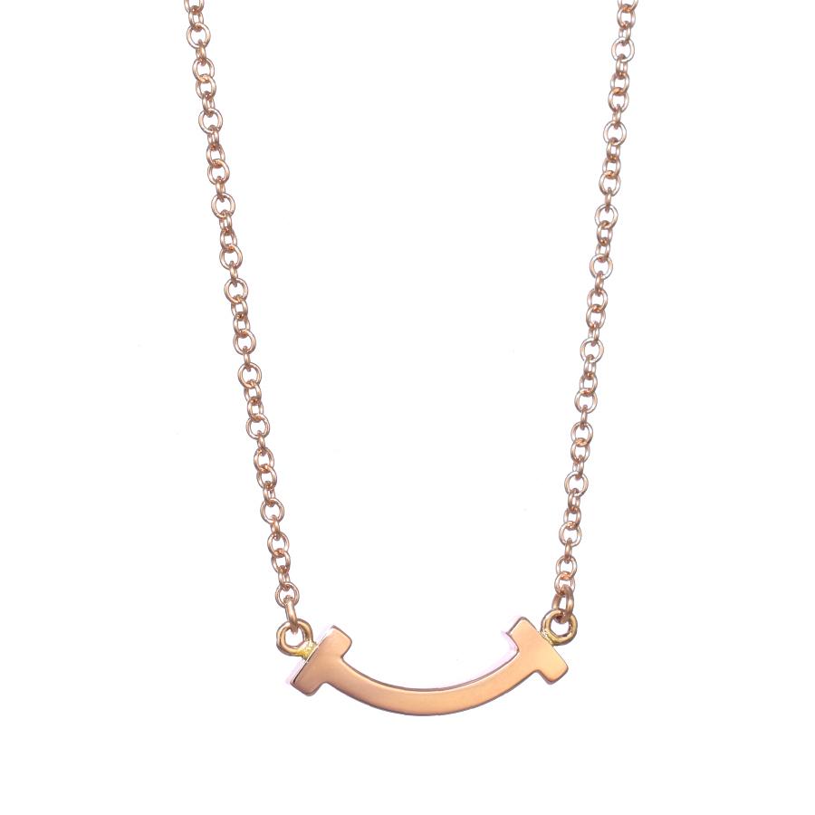 Tiffany T 新品同様 ティファニー スマイル ミニ ペンダント