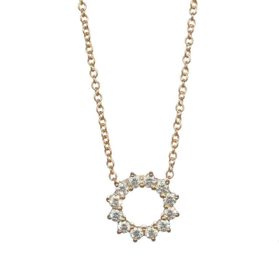 TIFFANY&Co.（ティファニー） 新品同様 オープン サークル ペンダント