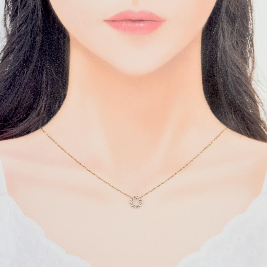 TIFFANY&Co.（ティファニー） 新品同様 オープン サークル ペンダント