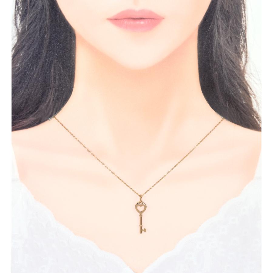 Tiffany Keys 新品同様 ティファニー ハート キー ペンダント