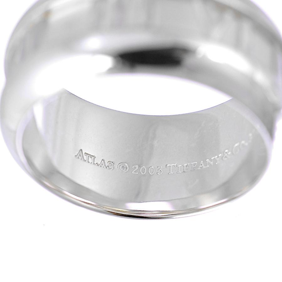 TIFFANY&Co.ティファニー　15号 アトラスリング　ワイド　シルバー指輪 Tiffany Atlas 新品同様 15号 ティファニー アトラスワイド