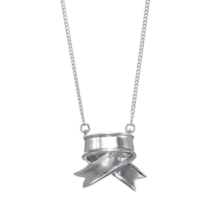 Tiffany ボウ リボン ネックレス シルバー925 TIFFANY&Co ティファニー