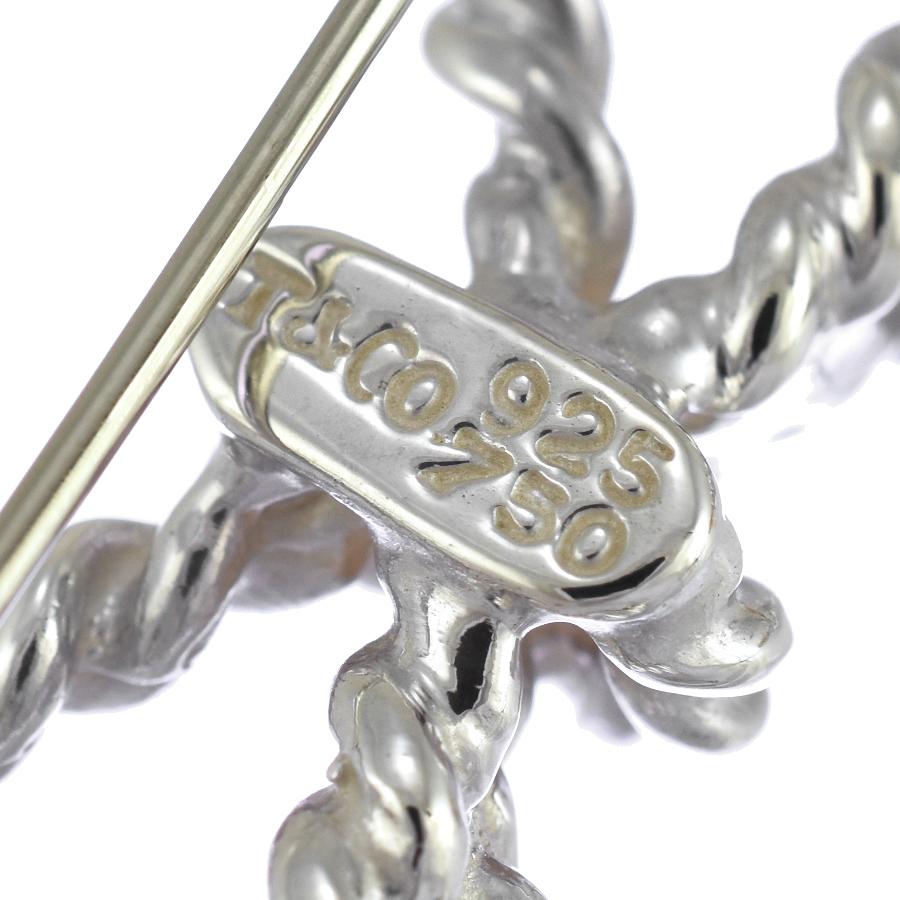 TIFFANY BOW 新品同様 ティファニー ボウ ツイスト リボン ブローチ