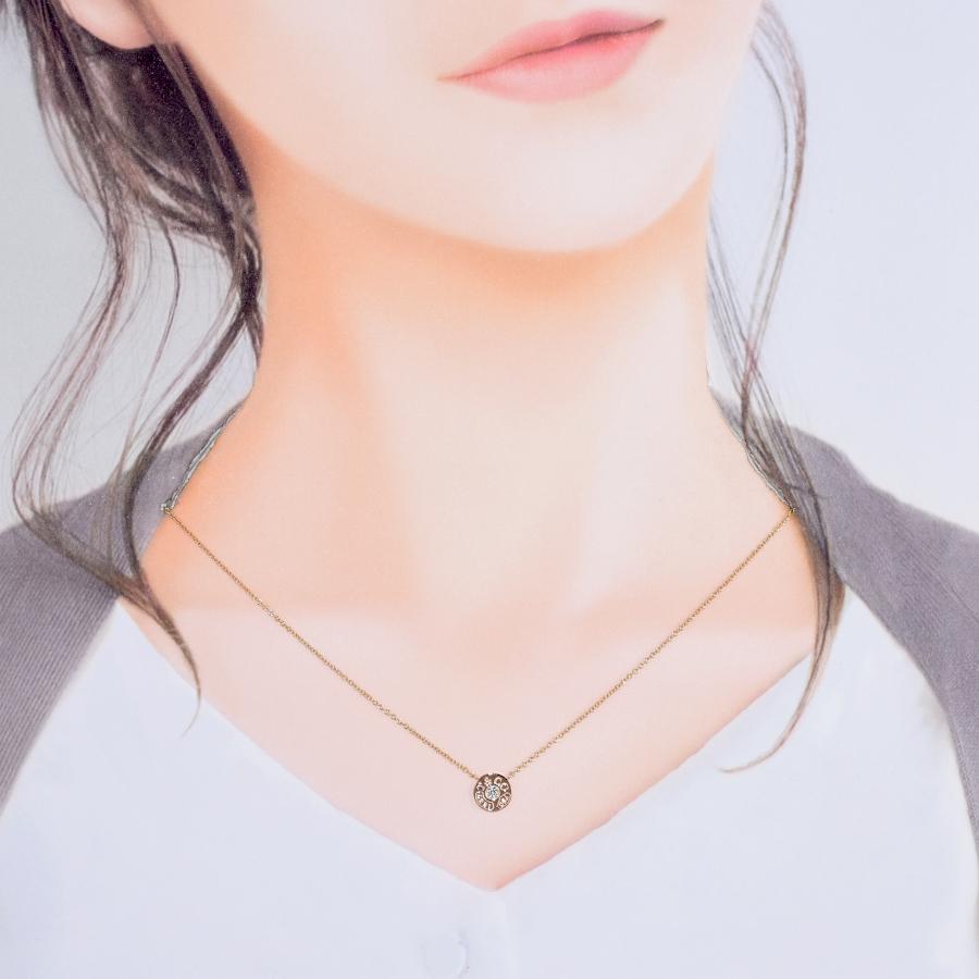 Tiffany 1837 新品同様 ティファニー サークル ペンダント ネックレス