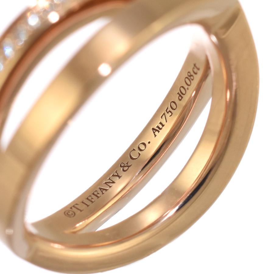 Tiffany Atlas ティファニー 6号 アトラス X ナロー リング 指輪 K18
