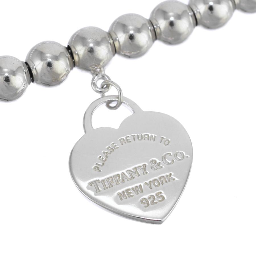 希少品　Tiffany & Co. シルバーブレスレット ピンクハート TIFFANY&Co.（ティファニー） ブレスレット ハートノック シルバー925