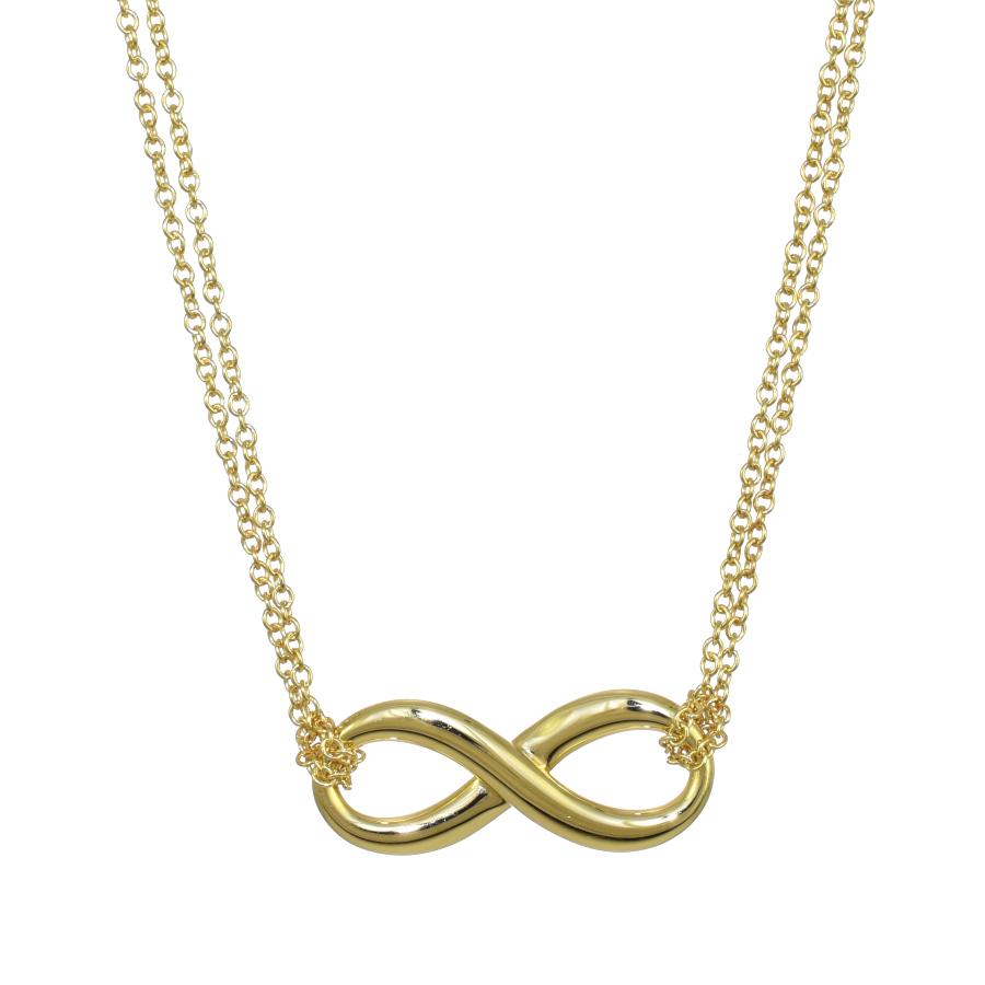 Tiffany & Co. ネックレス 750 k18 インフィニティ TIFFANY INFINITY 新品同様 ティファニー インフィニティ ペンダント