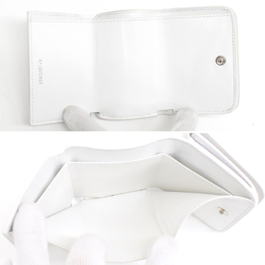 BALENCIAGA（バレンシアガ） 新品同様 三つ折り財布 619017 レザー