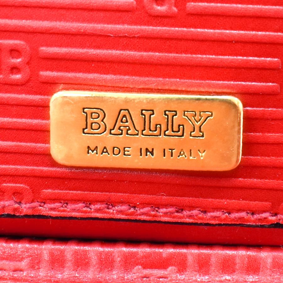 Bally（バリー） アタッシュケース ビジネスバッグ レザー レッド B