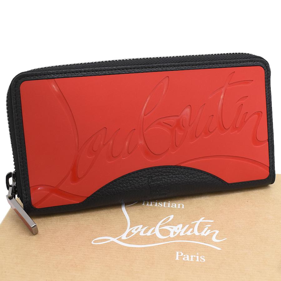 未使用品 ルブタン ZIP AROUND WALLET 3195051 パネトーネ 長財布 