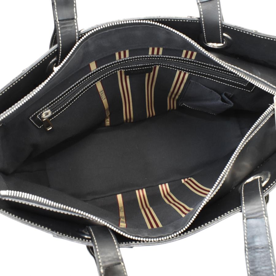 美品 Bally バリー トレスポ トートバッグ ショルダーバッグ レザー Bally（バリー） トートバッグ ショルダーバッグ レザー ブラック