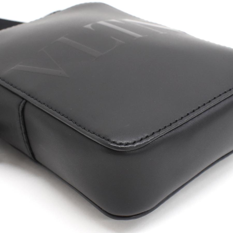 【極美品】ヴァレンティノ　ショルダーバッグ　2way　VLTN　レザー　ブラック ✨美品✨ ヴァレンティノ レザー 2way ショルダーバッグ VLTNロゴ